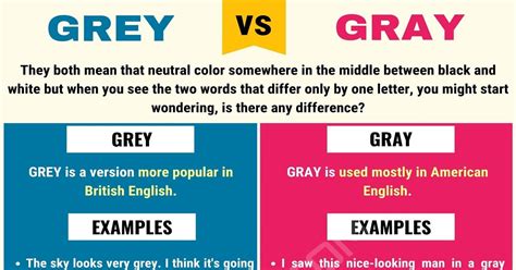 gray vs grey color